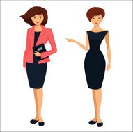 Set of Successful Business Woman