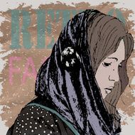Young girl listening to music N2