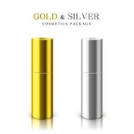 golden and silver cosmetic package N3