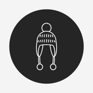winter hat line icon N4