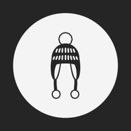 Winter hat icon N6