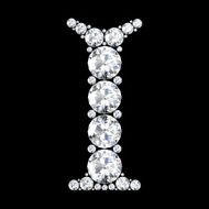 diamond letters with gemstones N42