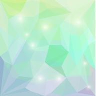 Abstract bright polygonal triangular background with glaring lights for design N34