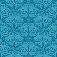 Royal wallpaper with damask seamless floral pattern