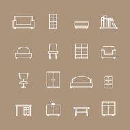 Furniture icons