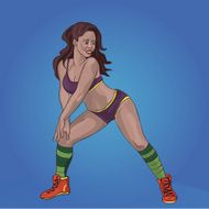 girl dance Twerking