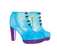 watercolor shoes N4