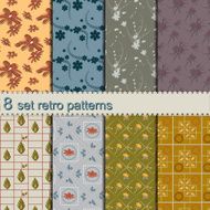 set flower background