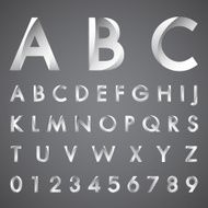 alphabetic fonts and numbers N13