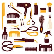 Set of haircutting tool - Illustration N2