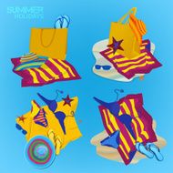 Beach bag set