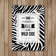 Inspirational Quote Vector Illustration Poster