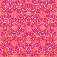Colorful Ethnic Festive Abstract Floral Vector Pattern N3