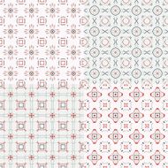 Geometric seamless pattern N105