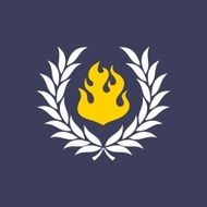 wreath with fire N6