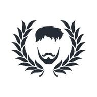 hipster guy with wreath N8
