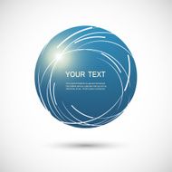 Vector circle background