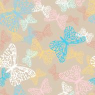 Butterflies Seamless Pattern N6