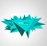 Vector abstract geometric background with triangles