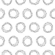 Abstract seamless pattern with circles N2