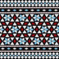 Tribal Seamless Pattern Ethnic Vector Background N19