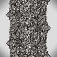 Abstract Lace Ribbon Seamless Pattern N5
