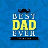 Greeting card for Happy Father&#039;s Day celebration N13