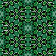 Background tile with green geometrical arranged bubbles