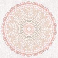 Elegant lacy doily N2