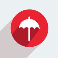 Vector red circle icon on gray background Eps10 N13