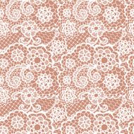 Lace seamless pattern with flowers N80