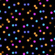 Ditsy vector polka dot pattern N3