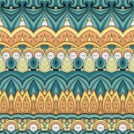Vector Seamless Abstract Tribal Pattern N59