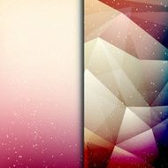 Abstract geometric polygonal shiny background N2