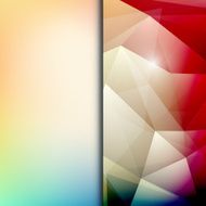 Abstract geometric polygonal shiny background N3