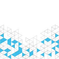 Abstract technology background with color triangle N2