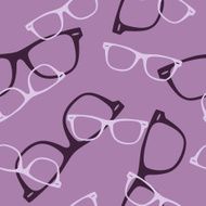 Seamless vector pattern with sunglasses N3