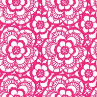 Lace seamless pattern with flowers N83