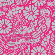 Lace seamless pattern with flowers N85