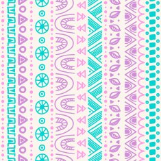Tribal aztec seamless pattern N19