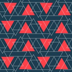 Abstract Background Geometric Seamless Pattern