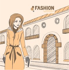 Series Urban fashion Autumn winter