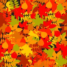 seamless leaf pattern vector background