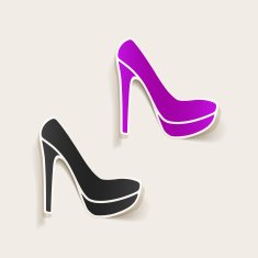 realistic design element shoe