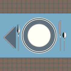 Table setting in modern style 3