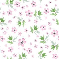 Seamless pattern of flowers N13
