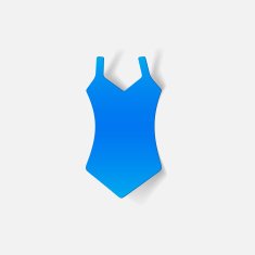 realistic design element swimsuit N3