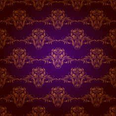 Damask seamless floral pattern N3