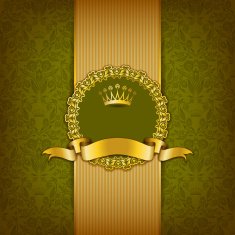Luxury background with ornament frame