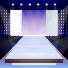 Fashion runway poster